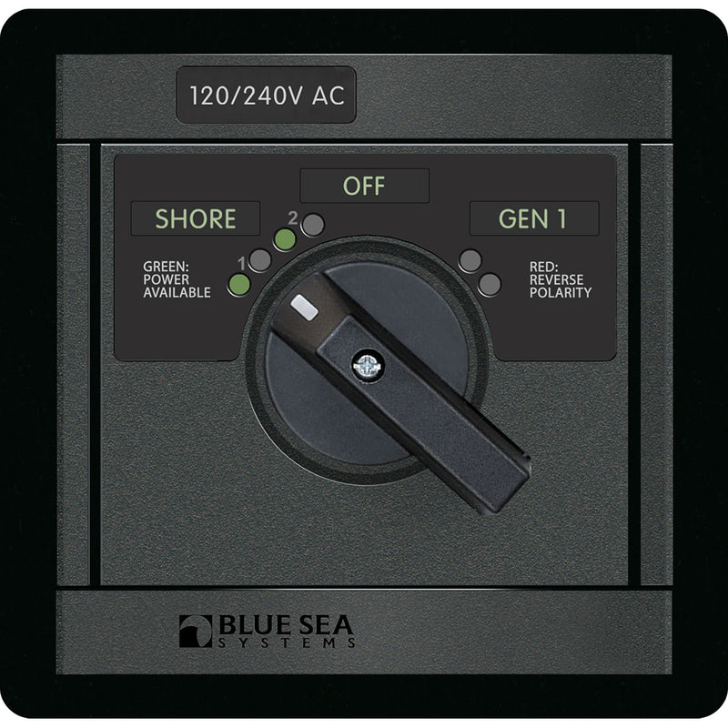 1480 10/240V AC Rotary 65A OFF + 2 Sources 2x120V/1x240V