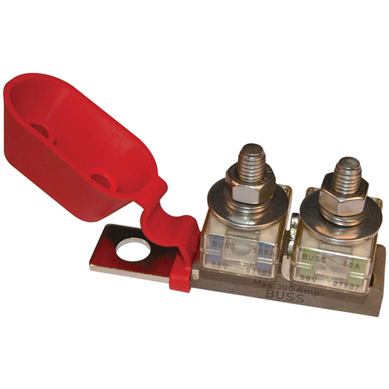 2151 Terminal Fuse Block - 3/8" Mounting Hole - 2 Terminal Studs