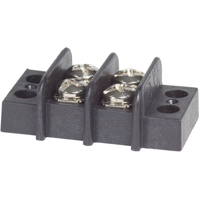2402 Terminal Black 20AMP - 2 Circuit
