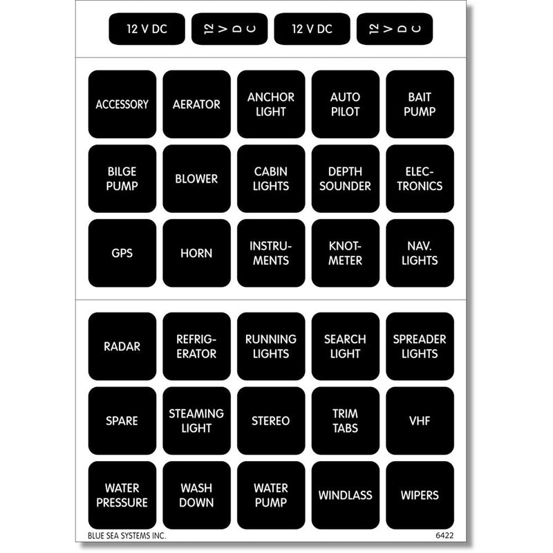 4215 Square Format Label Set - 30