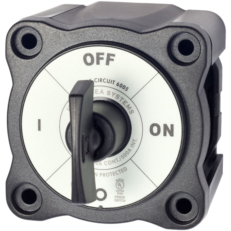 6005200 Battery Switch Single Circuit ON-OFF - Black
