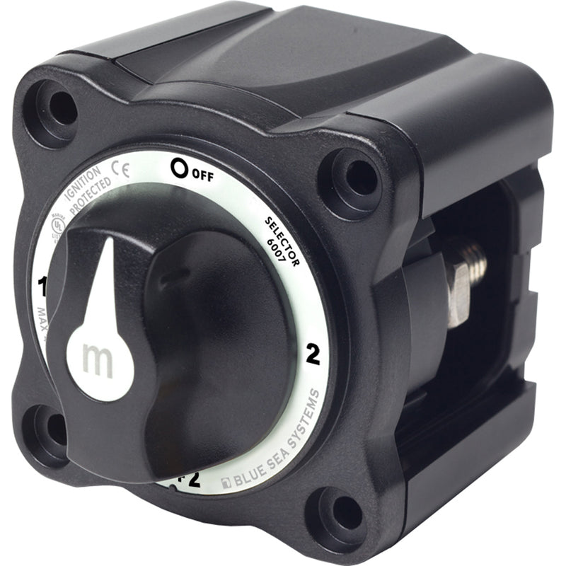 6007200 Battery Switch Mini - 4 Position - Black