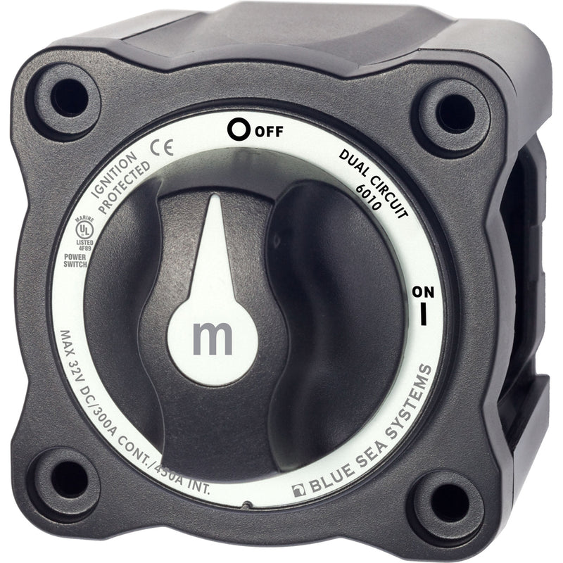 6010200 Battery Switch Dual Circuit - Black