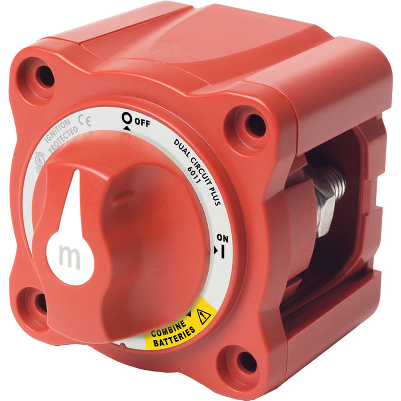6011 m-Series (Mini) Battery Switch Dual Circuit Plus