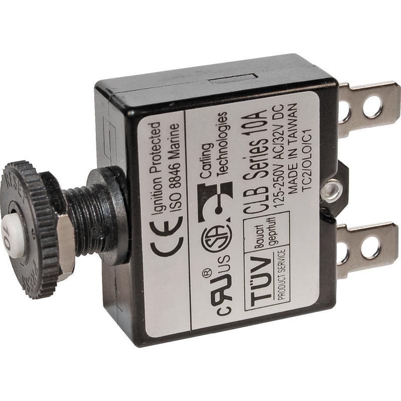 7061 40A Push Button Thermal with Quick Connect Terminals