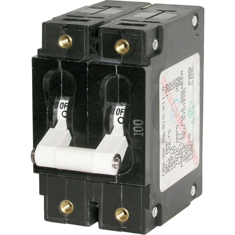 7258 C-Series Double Pole Circuit Breaker - 100A
