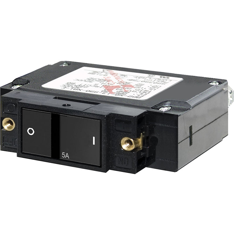 7540 C-Series Flat Rocker Circuit Breaker - Single Pole - 5A