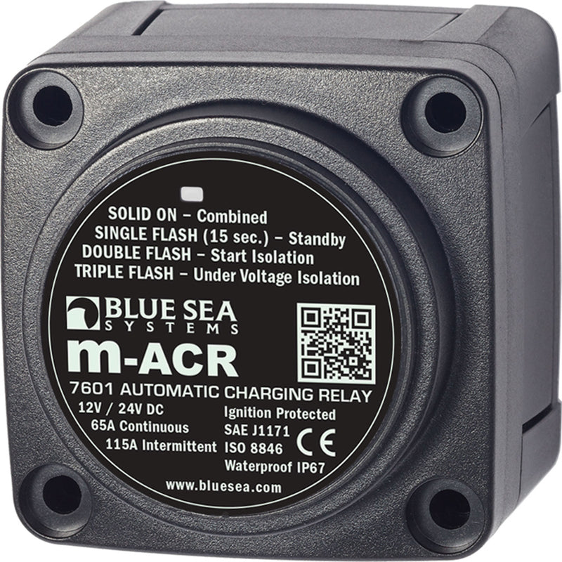 7601 DC Mini ACR Automatic Charging Relay - 65 Amp
