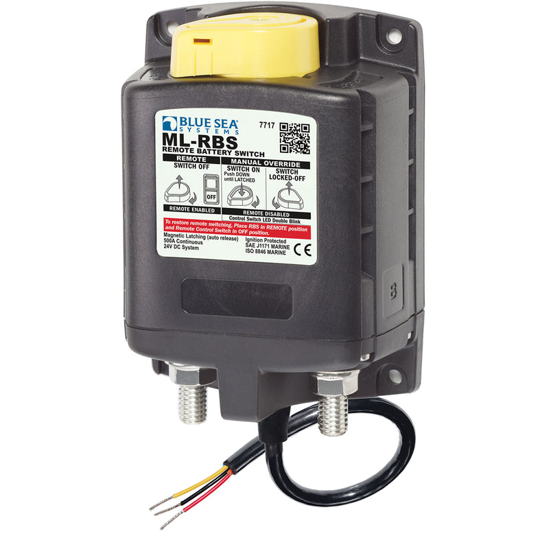 7717 ML-RBS Remote Battery Switch w/Manual Control Auto-Release - 24V