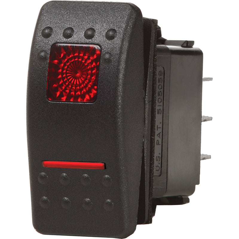 7939 Contura II Switch DPDT Black - ON-ON
