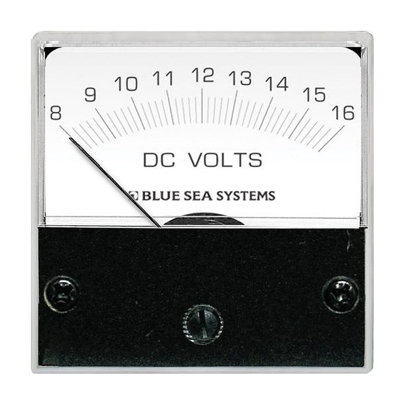 8028 DC Analog Micro Voltmeter - 2" Face, 8-16 Volts DC