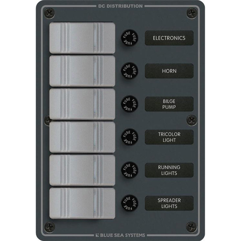8053 Slate Grey - 6 Position - Vertical