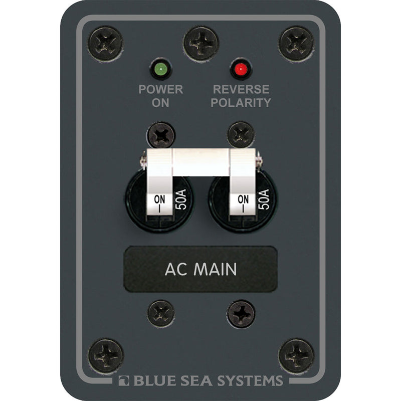 8079 AC Main Only Circuit Breaker Panel - White Switches