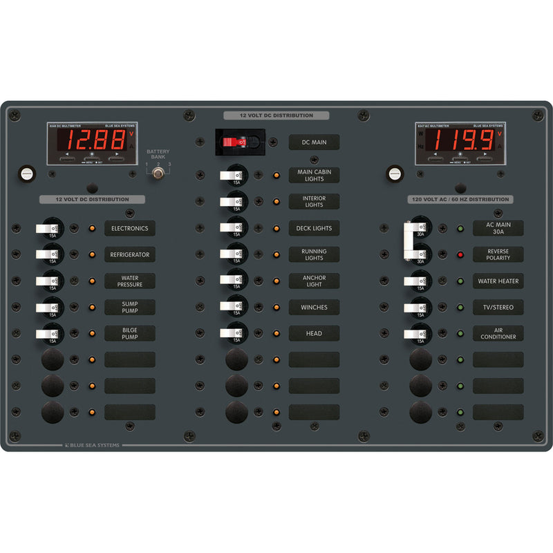 8408 AC Main + 6 Positions / DC Main + 18 Positions