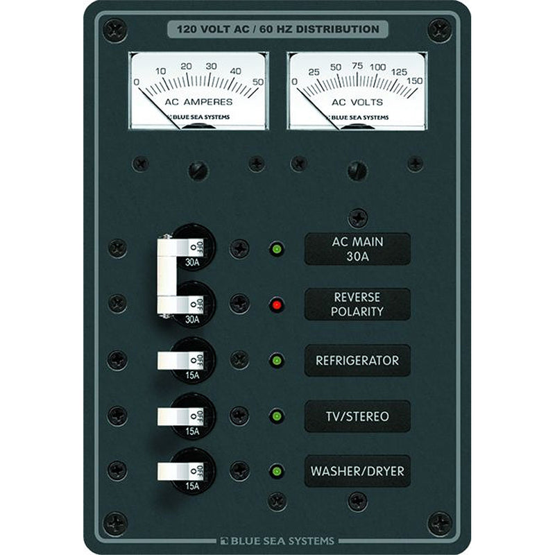 8409 AC Main + 3 Positions - White