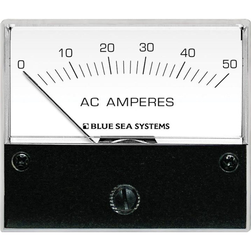 9630 AC Analog Ammeter 0-50 Amperes AC