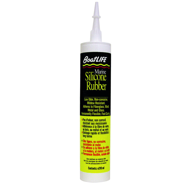 BoatLIFE Silicone Rubber Sealant Cartridge - White