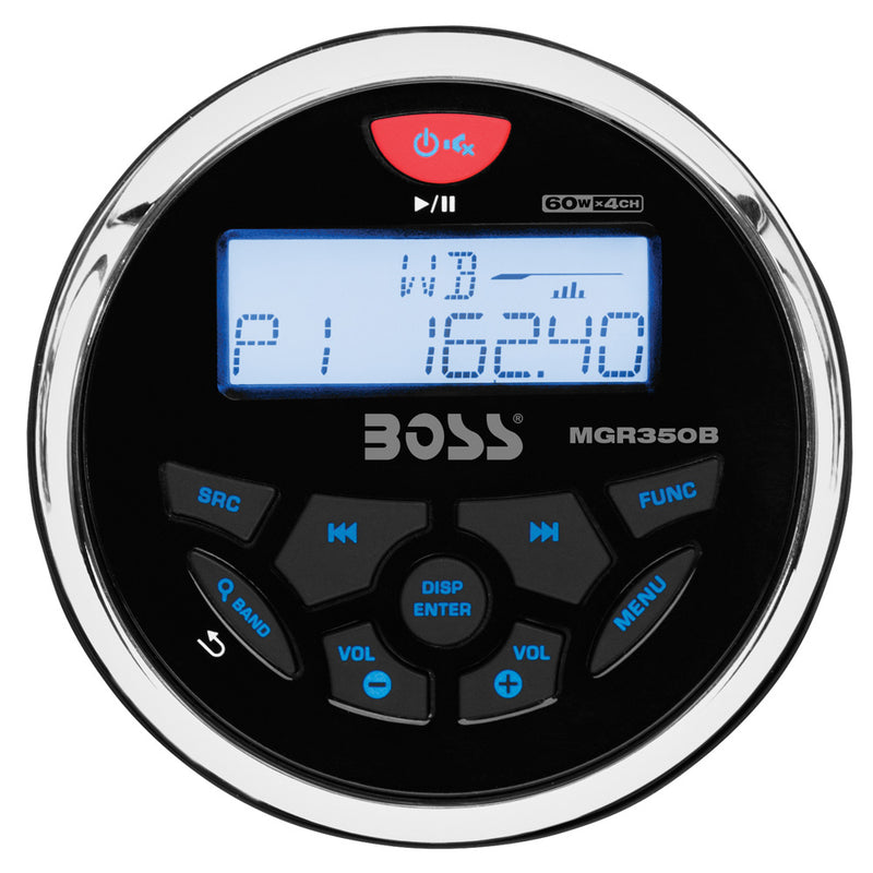 MGR350B Marine Stereo w/AM/FM/BT/USB