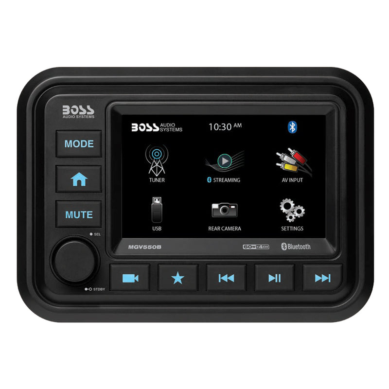 MGV550B Marine Stereo w/AM/FM/BT/Rear Camera