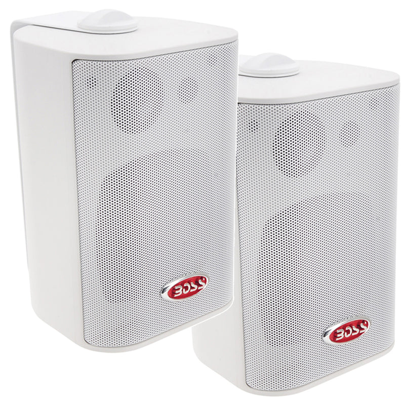 MR4.3W Box Speakers - White - 200W