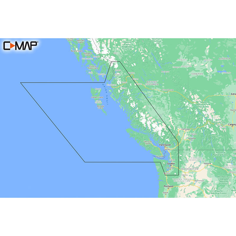 M-NA-Y207-MS Columbia & Puget Sound REVEAL™ Coastal Chart