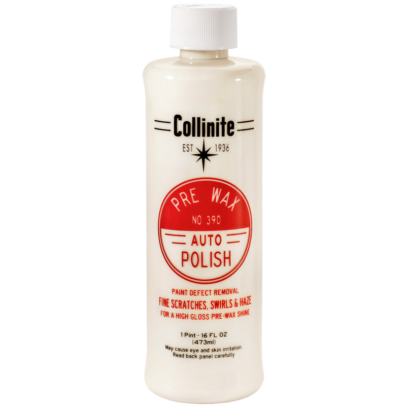 390 Pre-Wax Auto Polish - 16oz