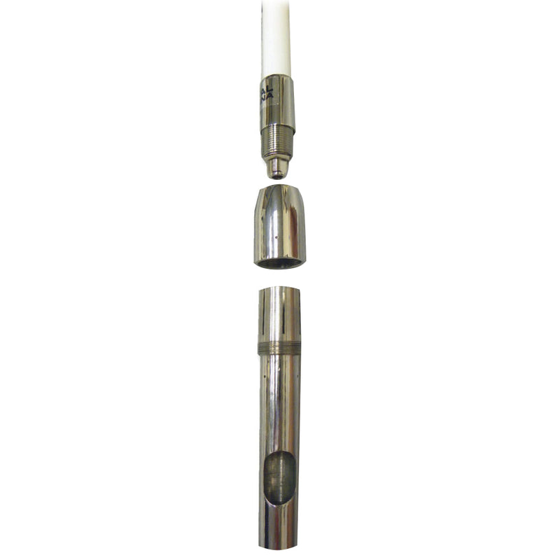 1197-CW-S 8' Dual Band Antenna - 9dB Gain - White