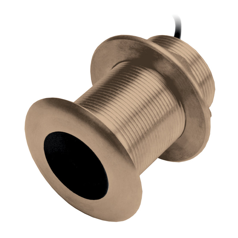 B150M Bronze Thru-Hull Chirp Transducer - Med Frequency - 0°