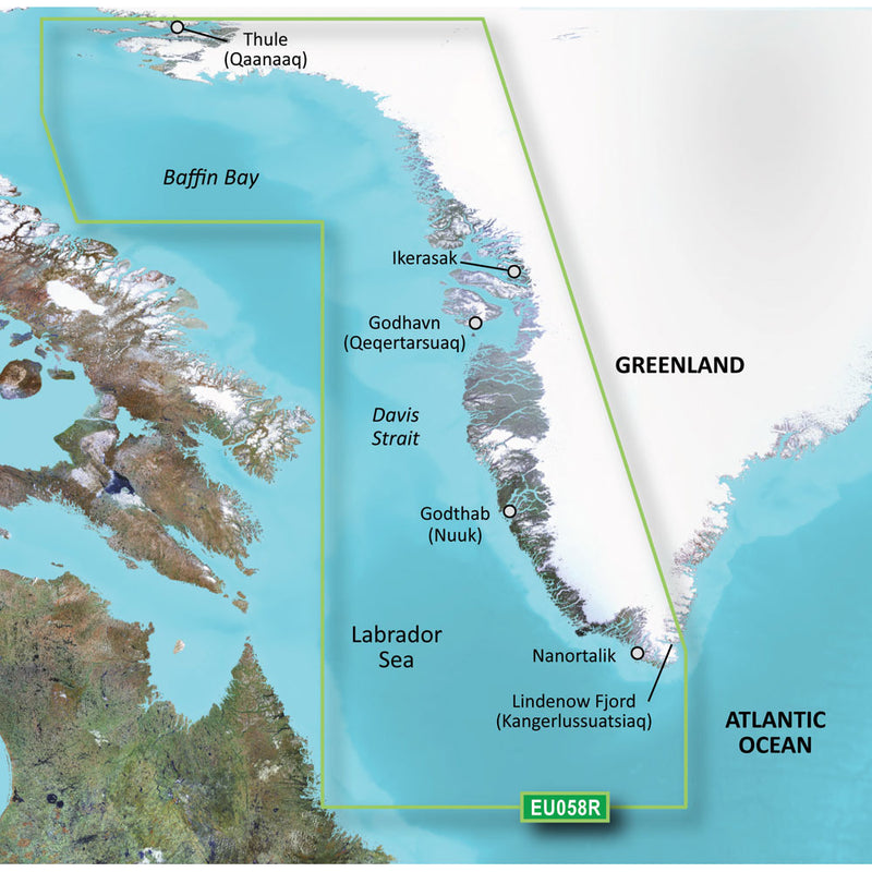 Garmin BlueChart® g3 Vision® HD - VEU064R - Greenland - microSD™/SD™