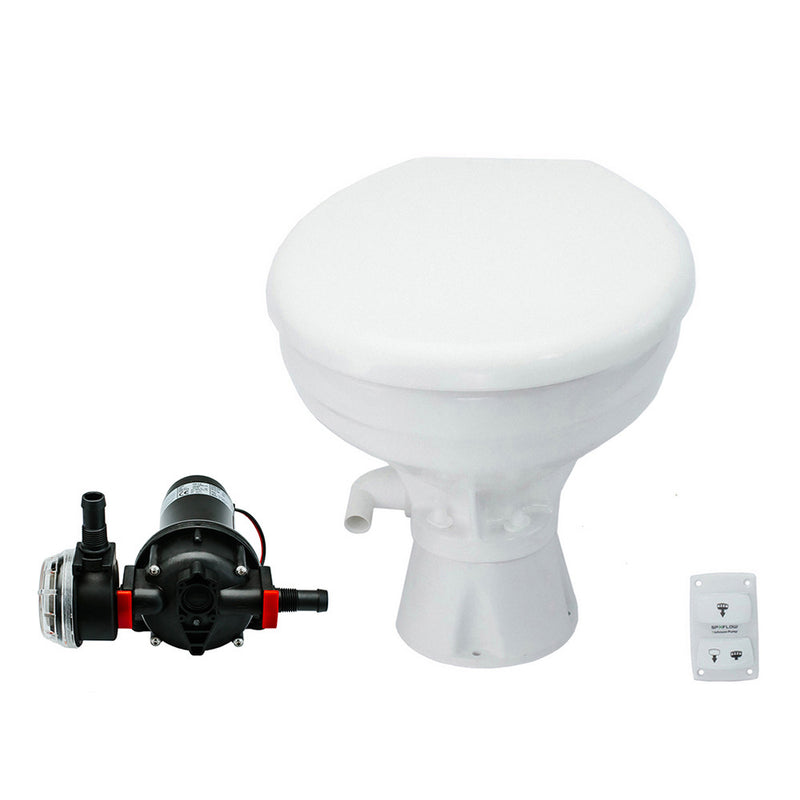 Johnson Pump AquaT Toilet Silent Electric – Comfort - 24V w/Pump