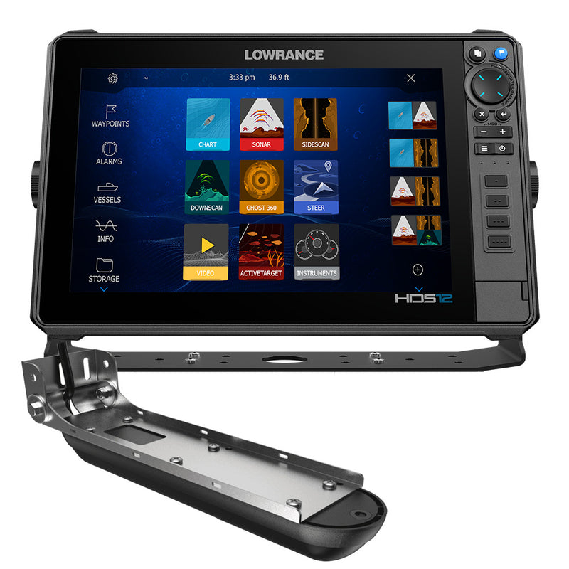 Lowrance HDS PRO 12 - w/ Preloaded C-MAP DISCOVER OnBoard & Active Imaging HD Transducer