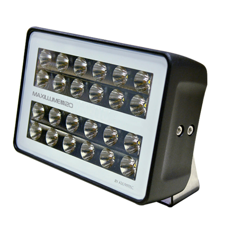 Lumitec Maxillume h120 - Trunnion Mount Flood Light - Black Housing - White Dimming