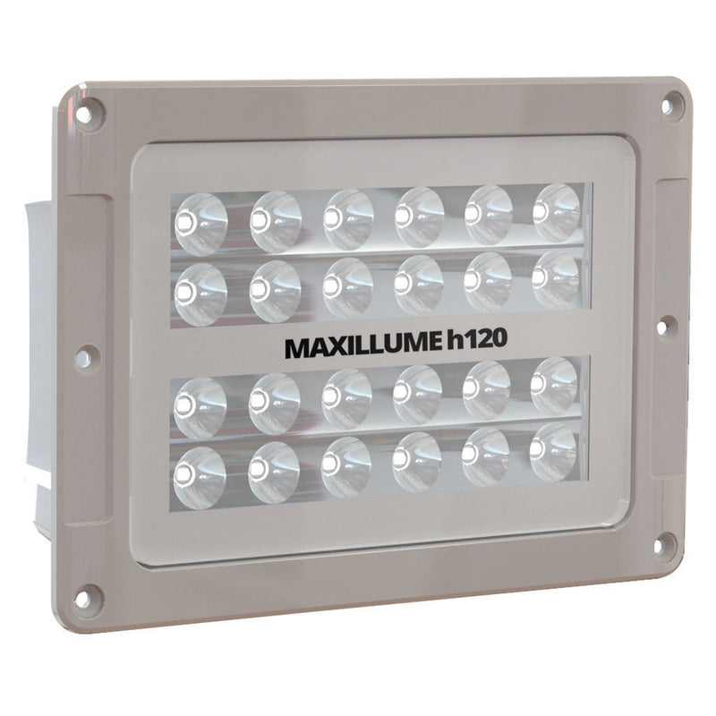 Lumitec Maxillume h120 - Flush Mount Flood Light - White Housing - White Dimming