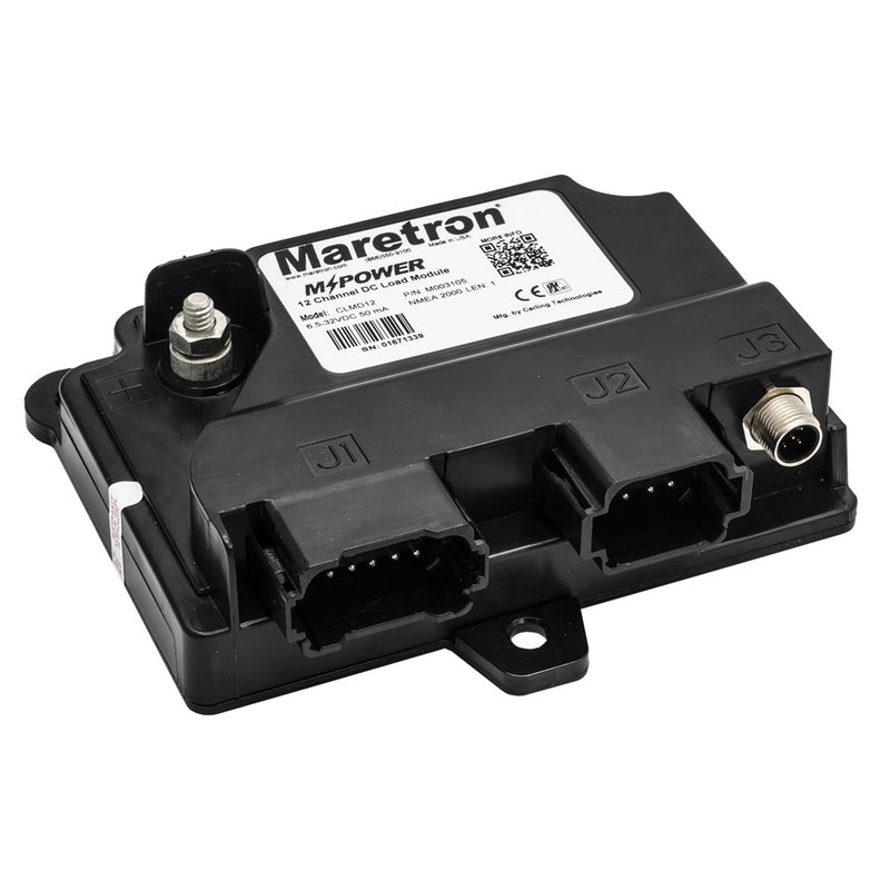 Maretron MPower 12 Channel DC Load Module NMEA 2K w/12" Pigtail Adapter Cable for J1 & J2 Connectors