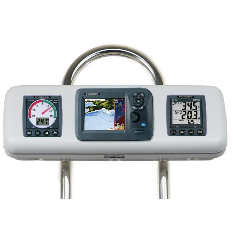 GP1607 SystemPod Pre-Cut f/Furuno GP1670/GP1670F 5.7" & 2 Instruments f/9.5" Wide Guard