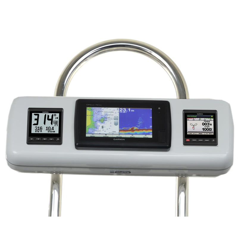 GP2603 SystemPod Pre-Cut f/Garmin 720/721 / 740/740s / 741/721xs / 70s/70dv & 2 Instruments f/12" Wide Guard