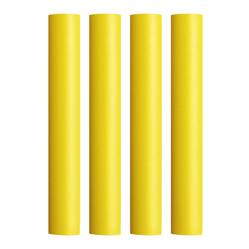 Pacer Battery Cable Heat Shrink Tubing - 3/4" x 12" - Yellow (4-Pieces)