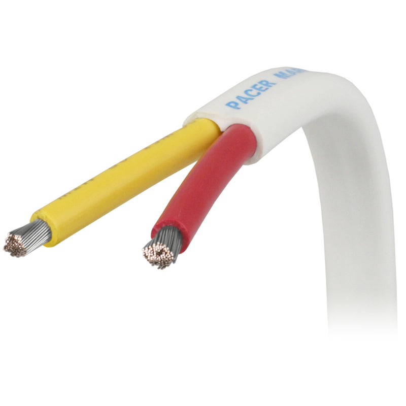 Pacer 10/2 AWG Safety Duplex Cable - Flat Cable - Red/Yellow - 1,000'