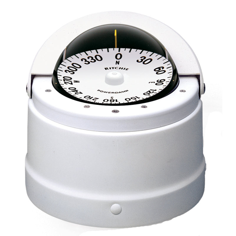 DNW-200 Navigator Compass - Binnacle Mount - White