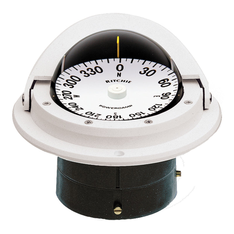 F-82W Voyager Compass - Flush Mount - White