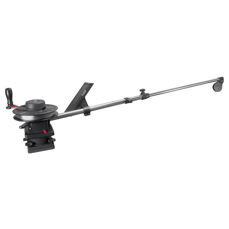 1091 Telescoping 60" Longarm Combo Manual Downrigger w/ Swivel Base
