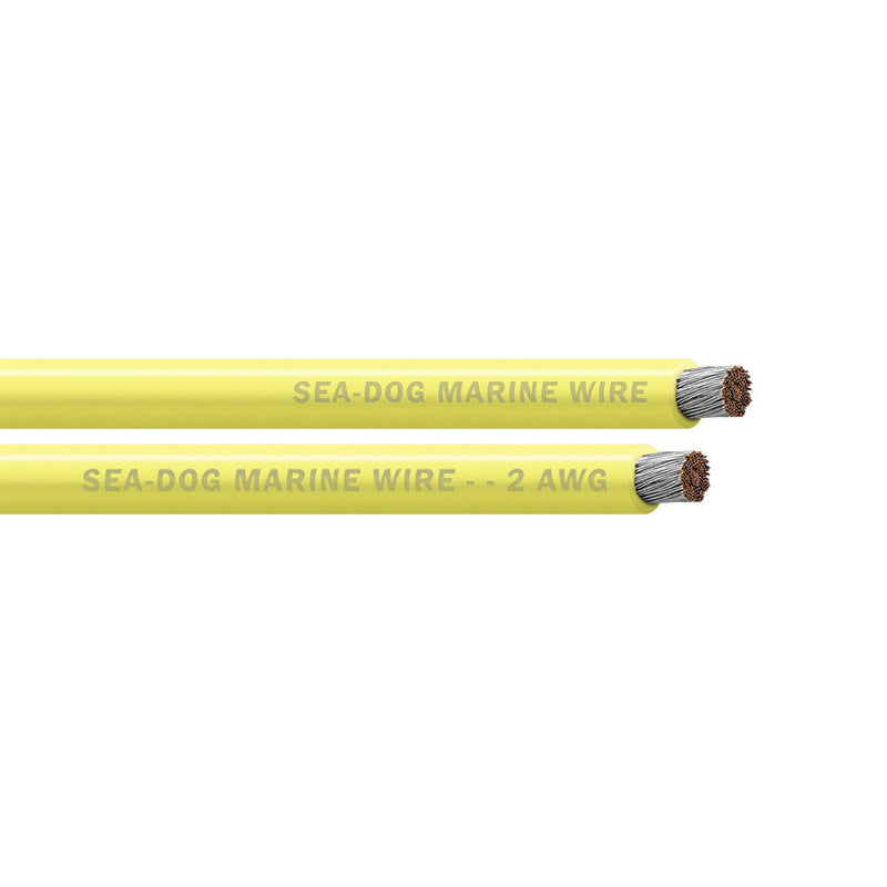 Sea-Dog 2 AWG Yellow Battery Cable - 250'