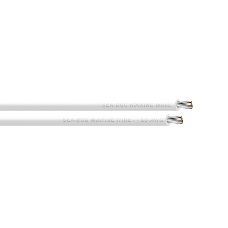 Sea-Dog 10 AWG White Primary Wire - 250'