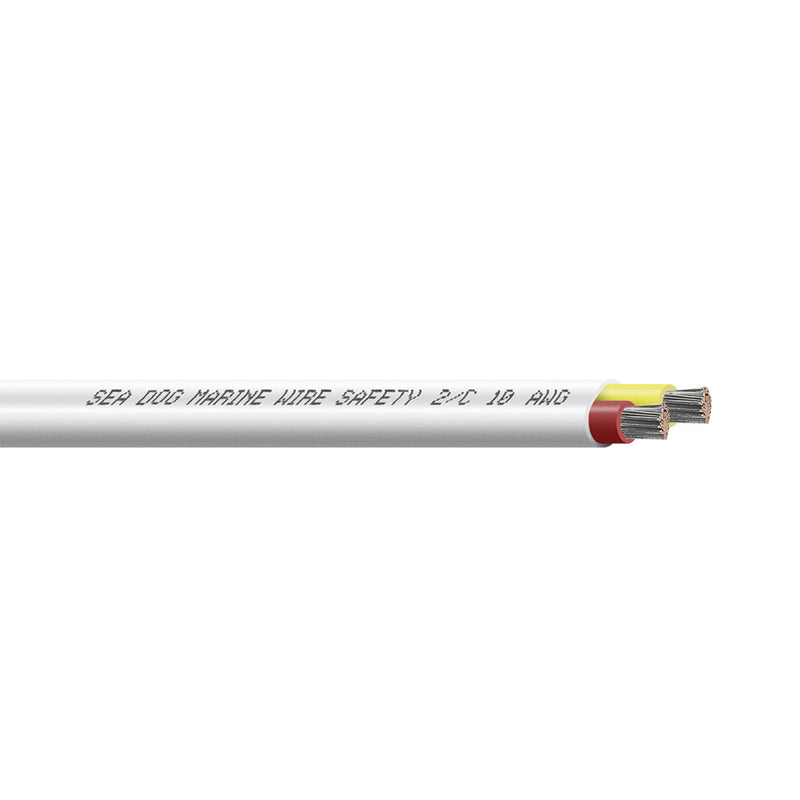 Sea-Dog 10/2 AWG Flat Duplex Safety Wire - Red/Yellow - 400'