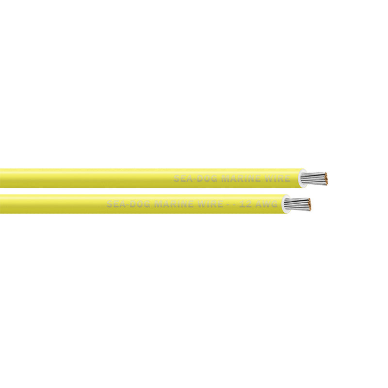 Sea-Dog 12 AWG Yellow Primary Wire - 400'