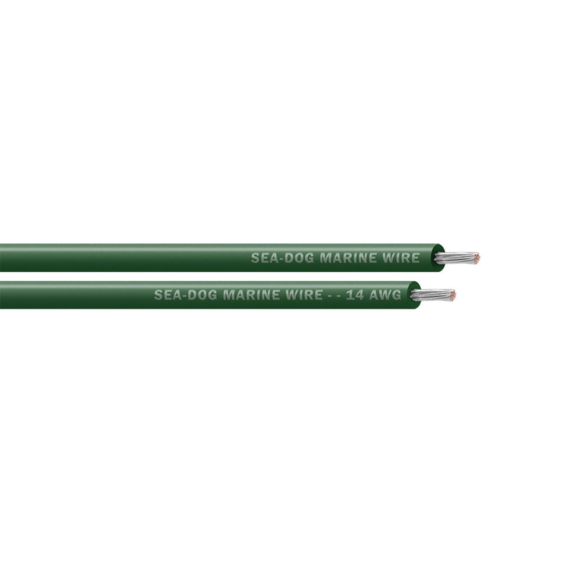 Sea-Dog 14 AWG Green Primary Wire - 250'