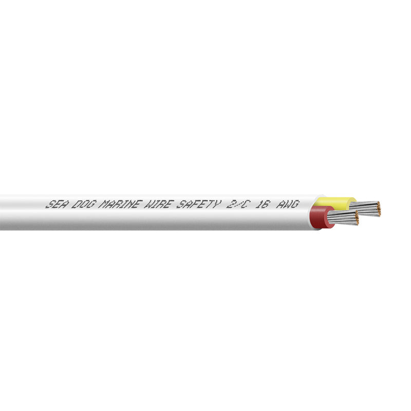 Sea-Dog 18/2 AWG Flat Duplex Safety Wire - Red/Yellow - 250'
