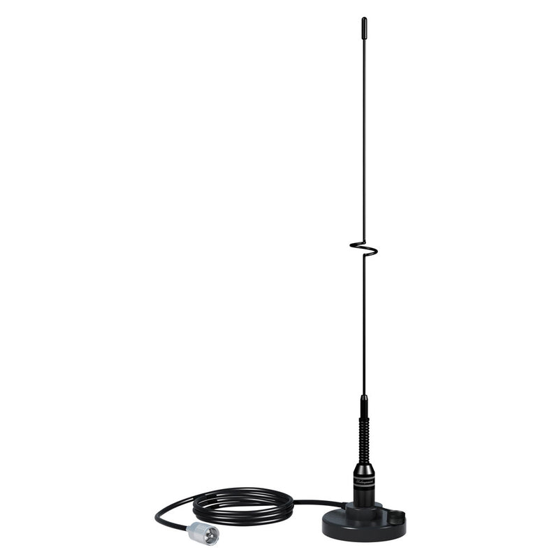5218 Black SS Whip Antenna - Magnetic Mount