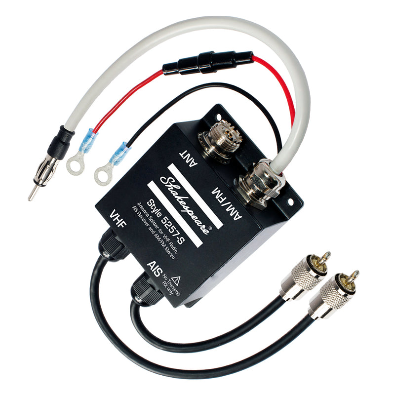 5257-S Antenna Splitter f/VHF Radio, AIS Receiver & AM/FM Stereo