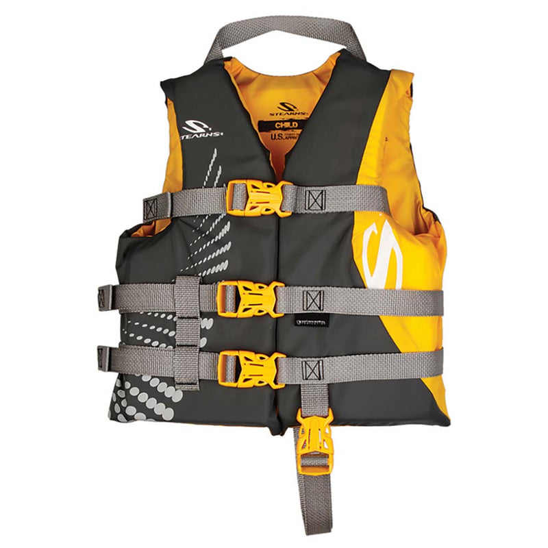 Stearns Antimicrobial Nylon Vest Life Jacket - 30-50lbs - Blue